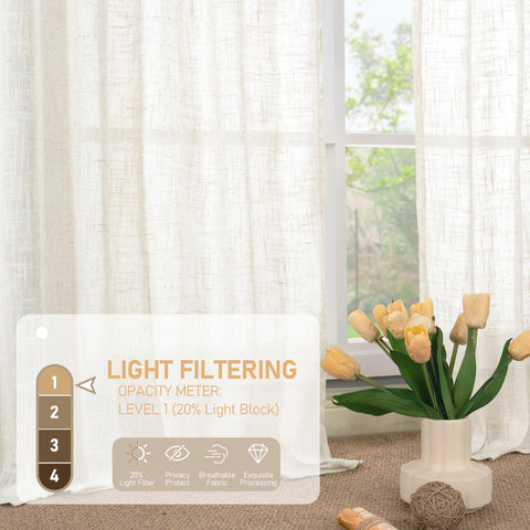 LAMIT installed in living room showing airy panels that soften sunlight and mood