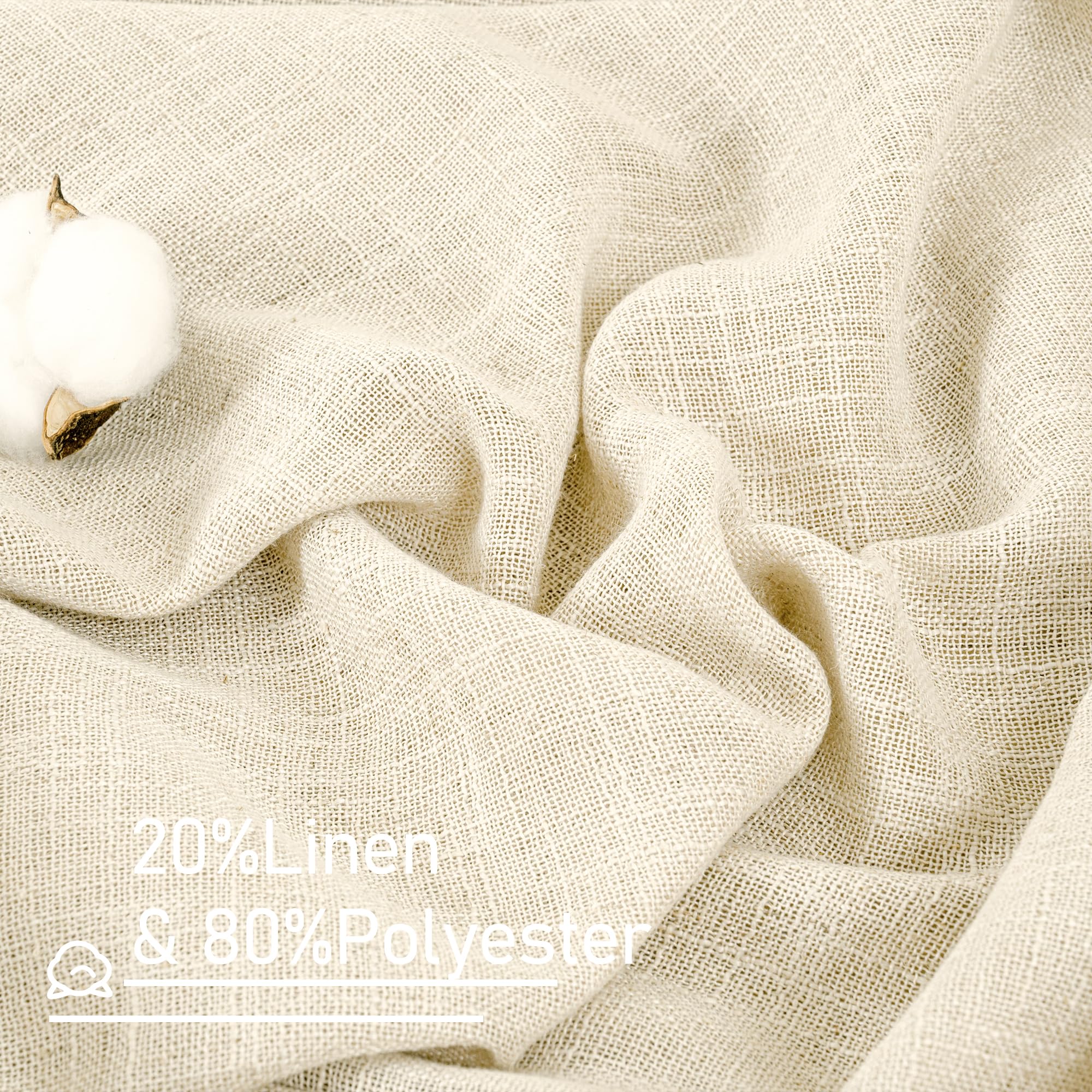 LAMIT linen texture closeup highlighting fabric grain and natural depth