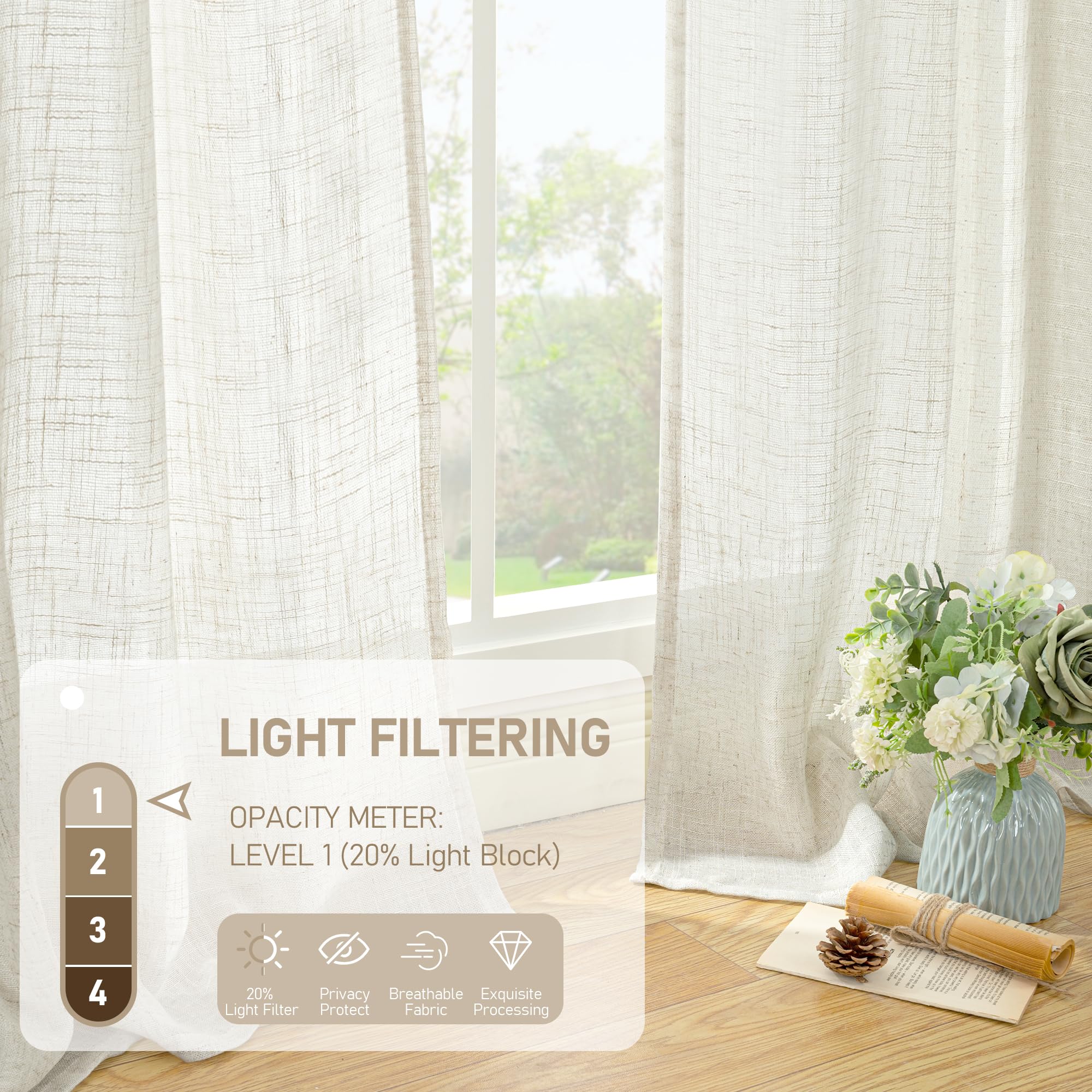LAMIT styled bedroom with curtains creating soft light and cozy atmosphere