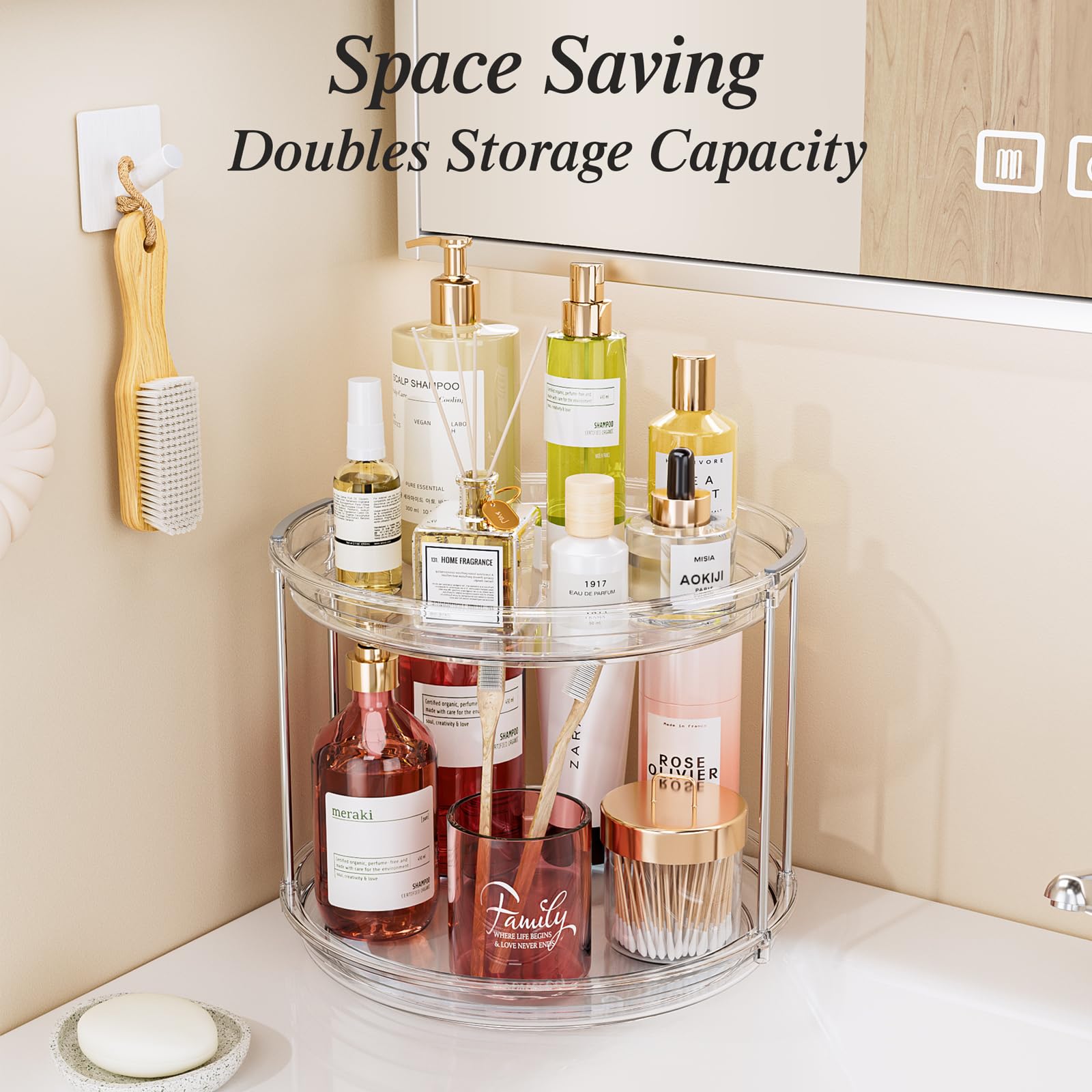 LAMU in-cabinet kitchen install saving shelf space and improving reach