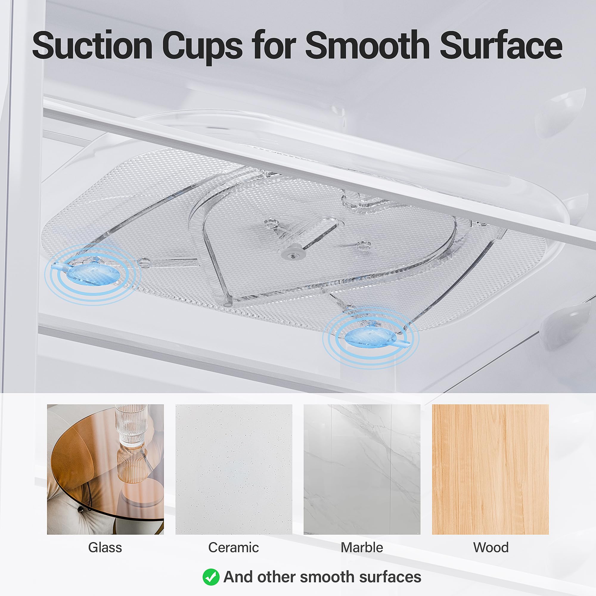 LAMU placed under shelf showing low-profile clearance advantage