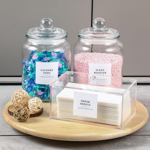 LANDNEOO labeled stickers and scoops displayed for faster organization benefit