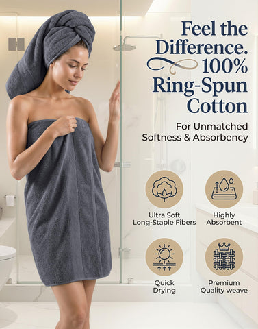 LANE LINEN bath sheet close-up displaying size and full-body wrap comfort