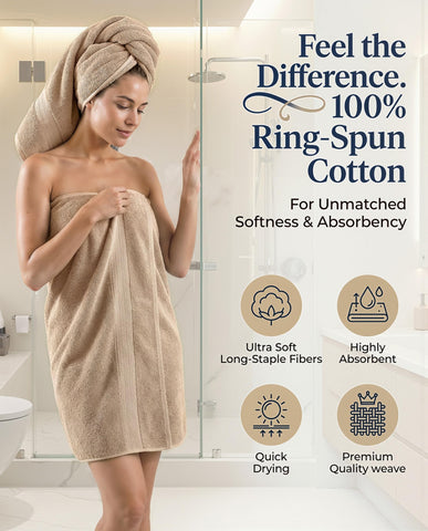LANE LINEN bath sheet flat lay displaying large coverage and comfort