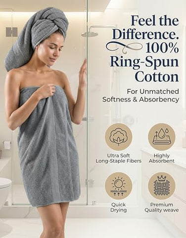 LANE LINEN folded bath sheet displayed for size and coverage benefit