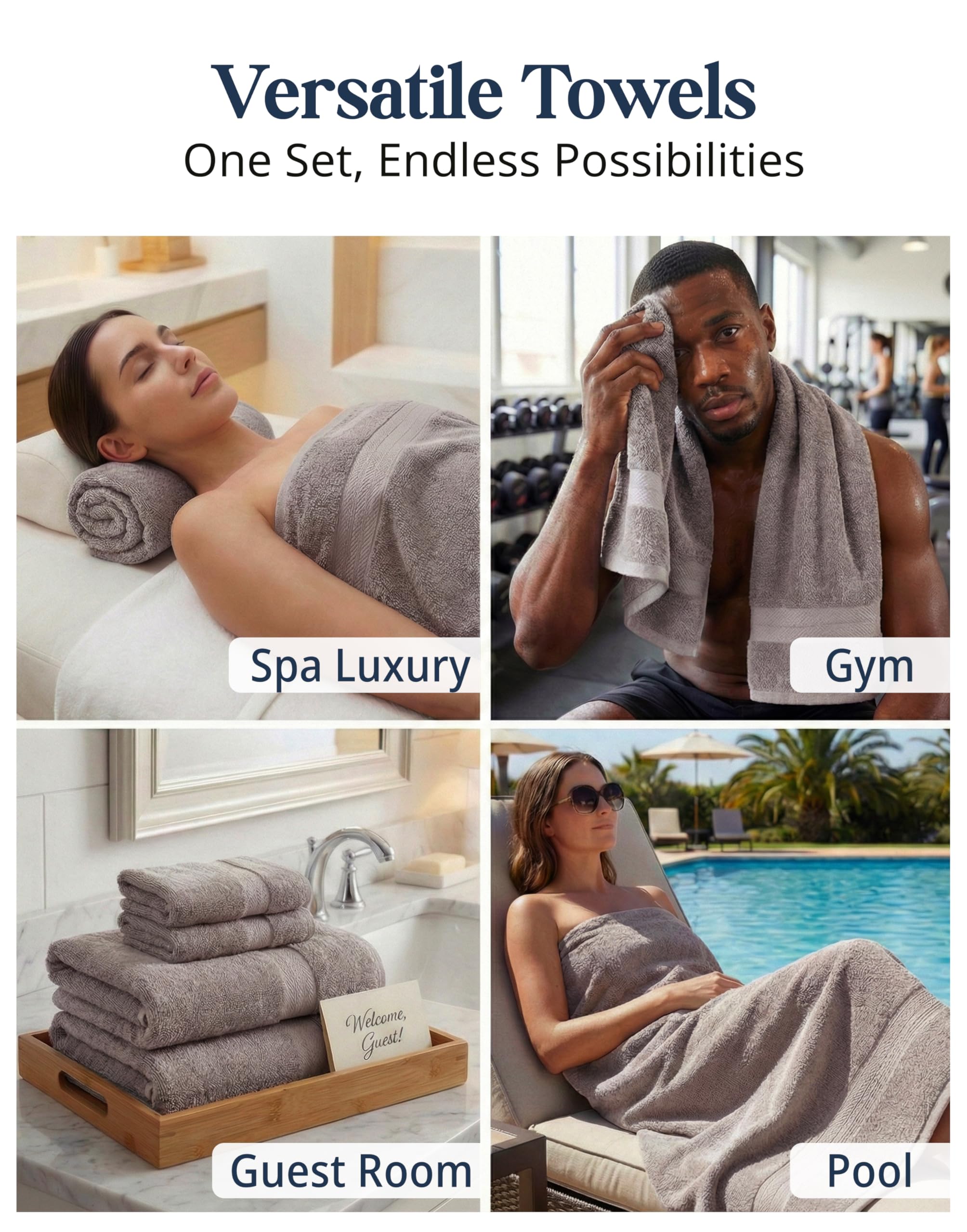 LANE LINEN styled bathroom scene conveying hotel-quality comfort