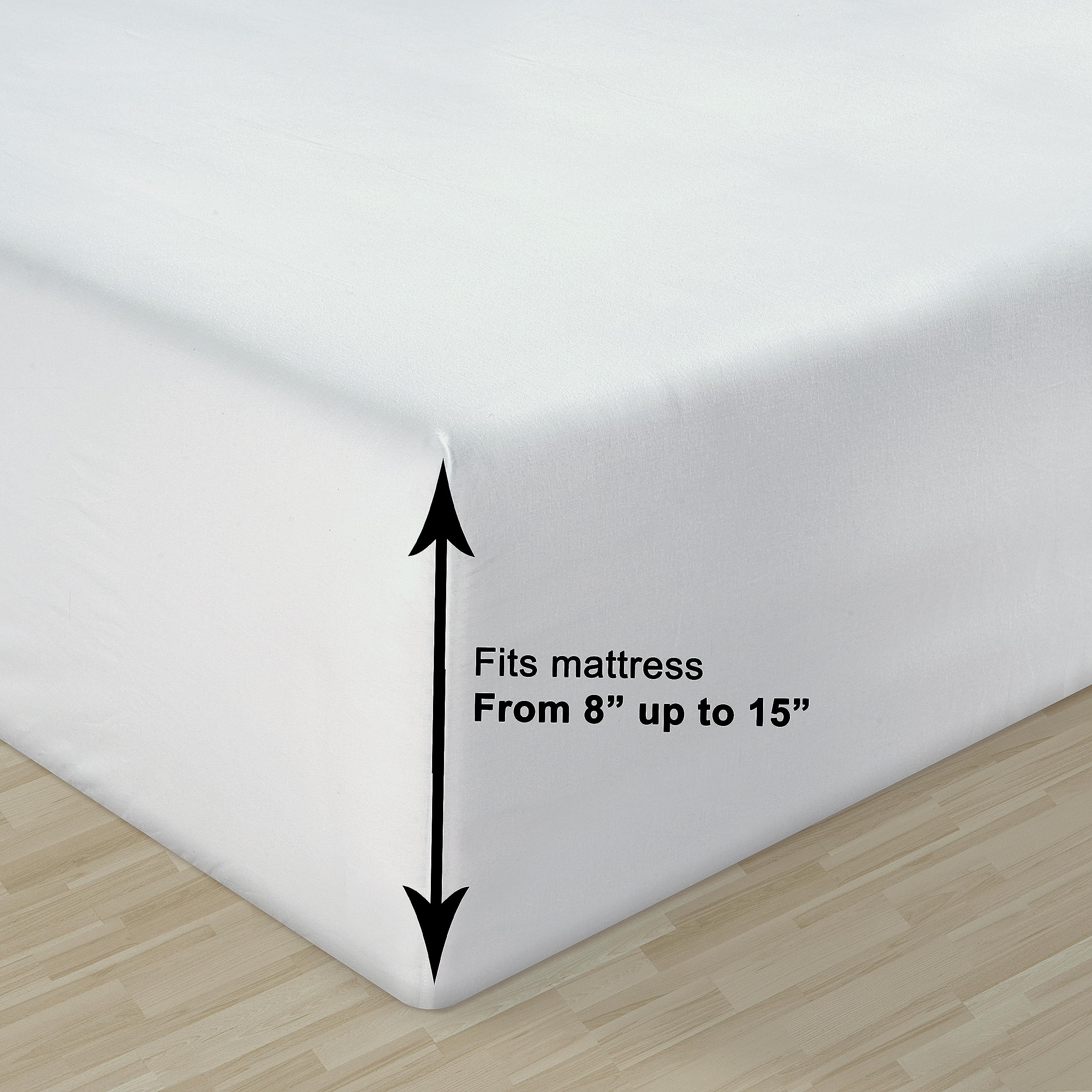 LANE LINEN styled twin bed in dorm room showing clean look and breathable comfort