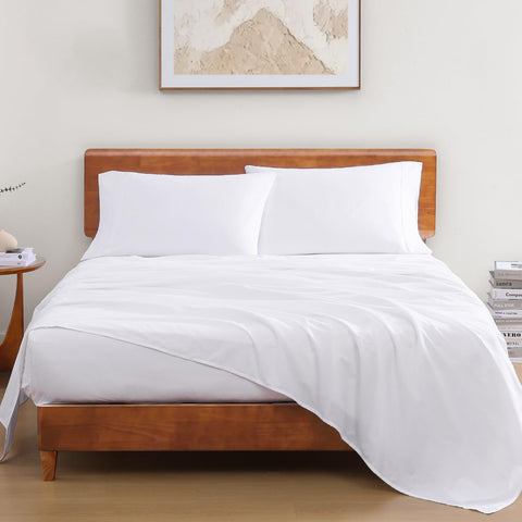 LANE LINEN close-up of percale weave texture offering crisp breathable comfort