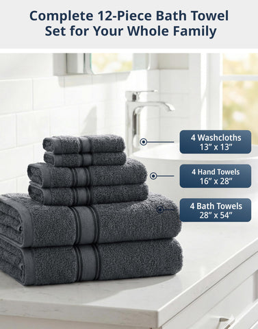 LANE LINEN hand towel close-up showing edge finish and everyday convenience benefit