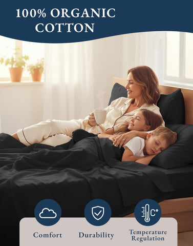 LANE LINEN fabric softness shown by hand touching material for gentler feel