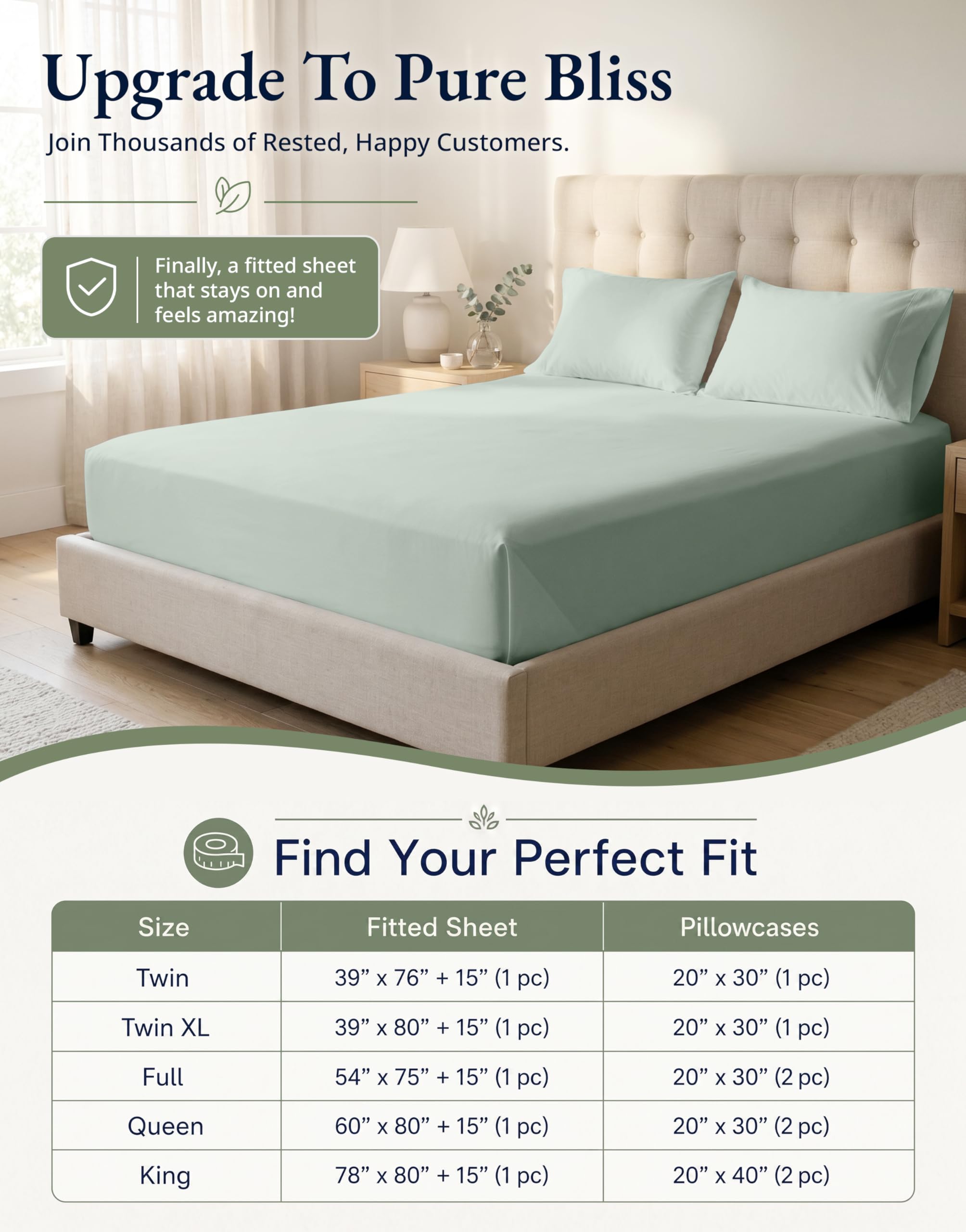 LANE LINEN neatly folded set ready-to-wash showing easy-care convenience