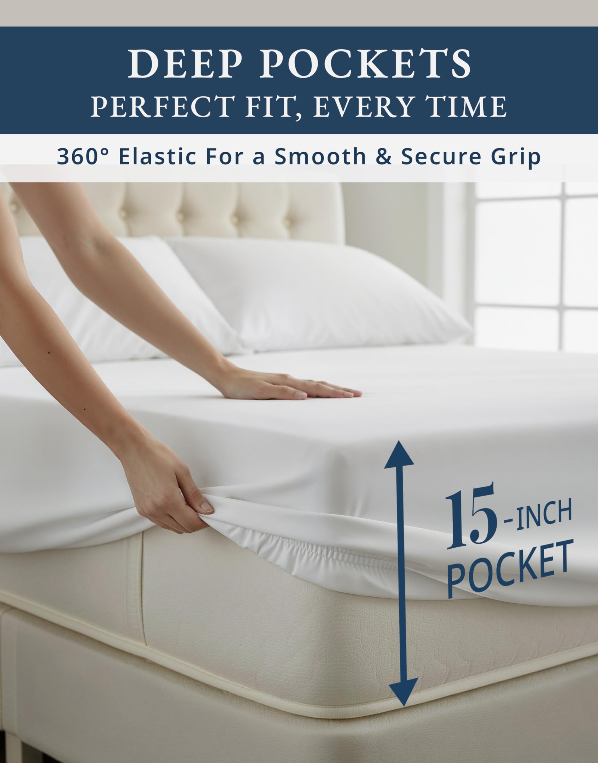 LANE LINEN folded sheet set in reusable fabric bag emphasizing gift-ready packaging