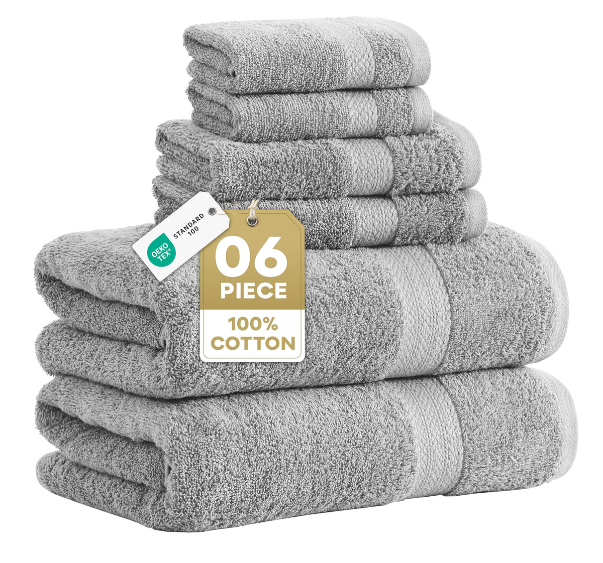 LANE LINEN front packaging shot showing neat folded towels and easy choice