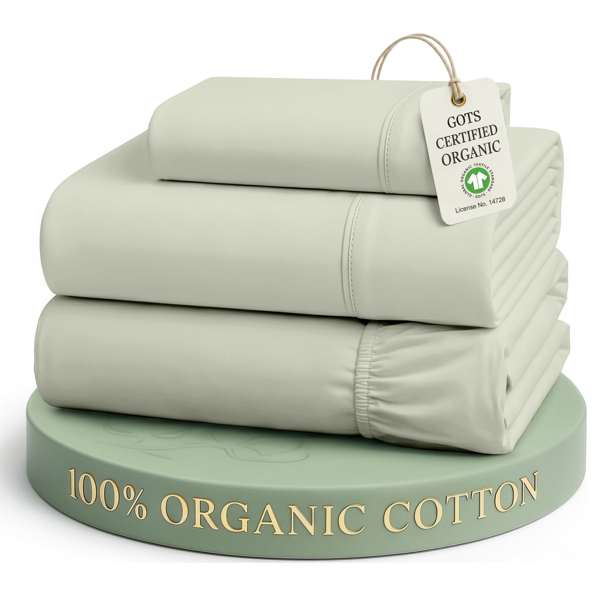 LANE LINEN front packaging showing mineral twin set and eco bag benefit