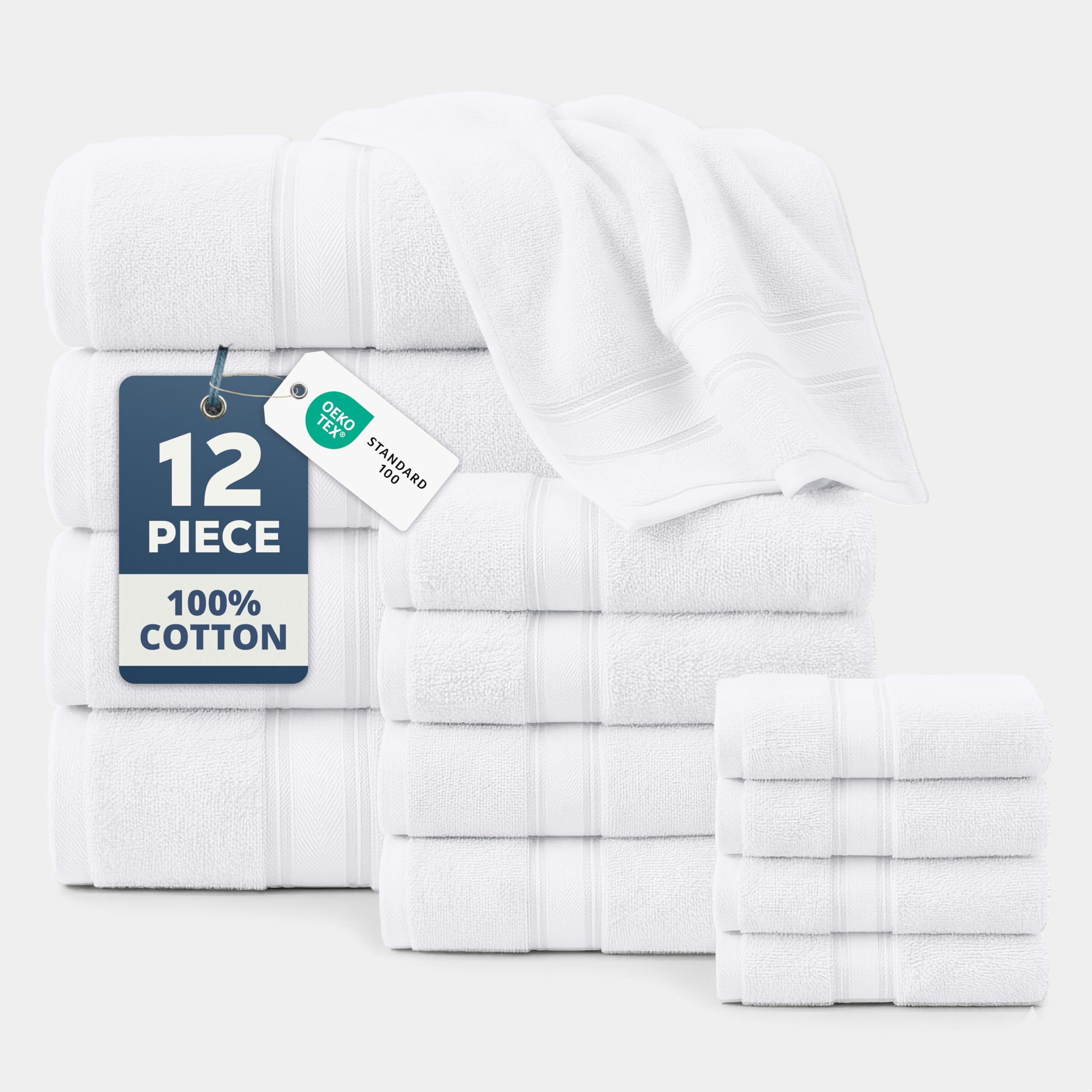 LANE LINEN front packaging showing full 12-piece set and neat presentation
