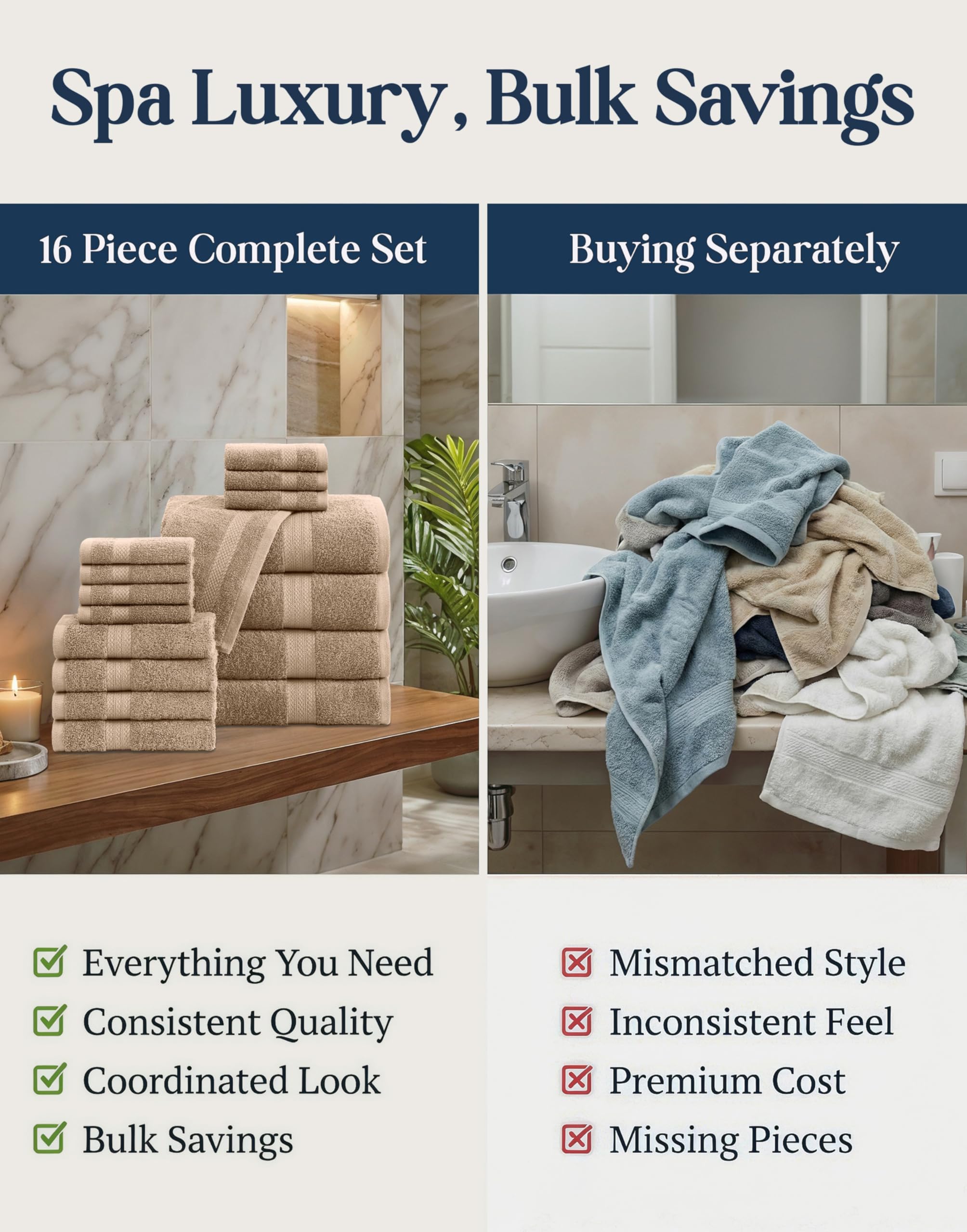 LANE LINEN hand towel used to dry hands offering quick-dry performance