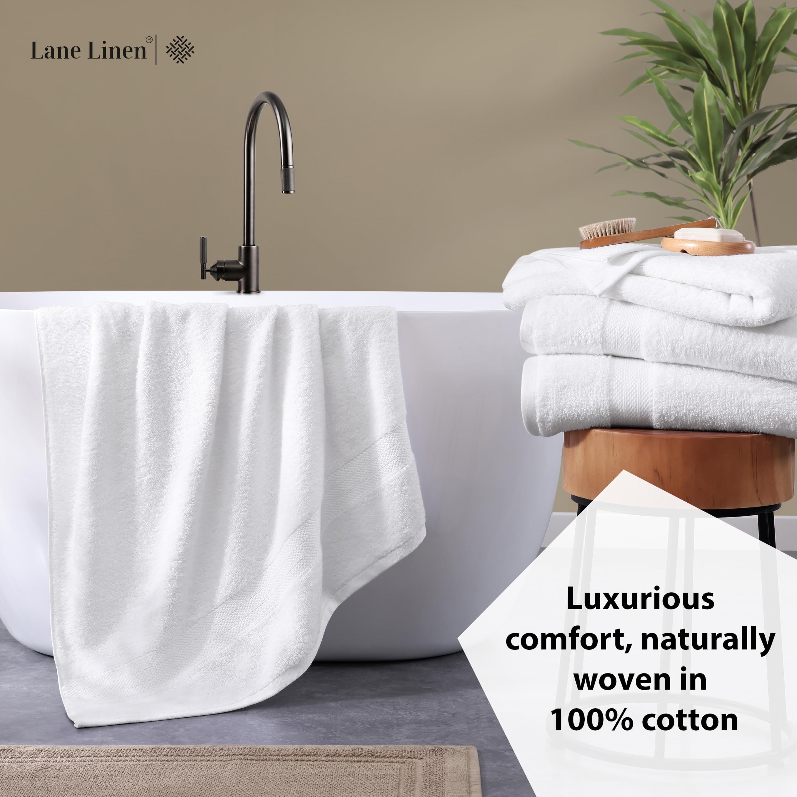 Lane Linen wrapped on person demonstrating full-body coverage benefit