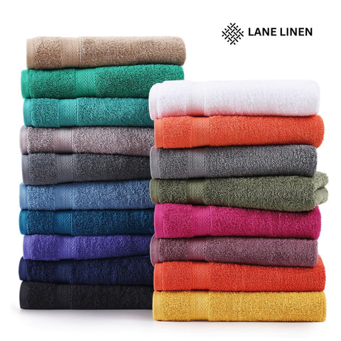 LANE LINEN label with OEKO-TEX certification tag showing safety-tested fabric benefit