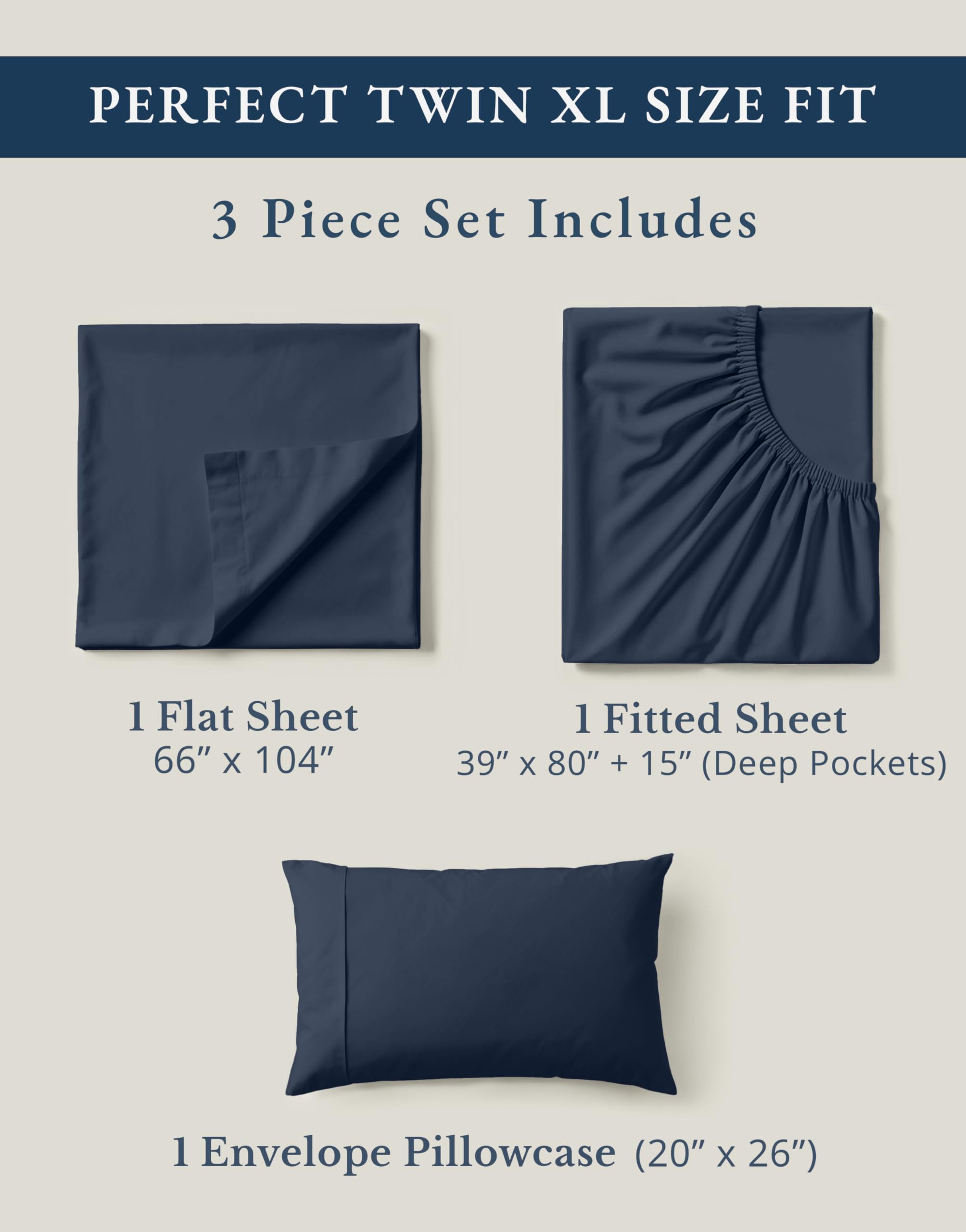 LANE LINEN pillowcase envelope closure keeping pillow secure and tidy