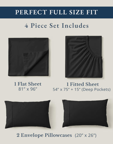 LANE LINEN pillowcase envelope closure zoom for easy pillow insertion and tidy look