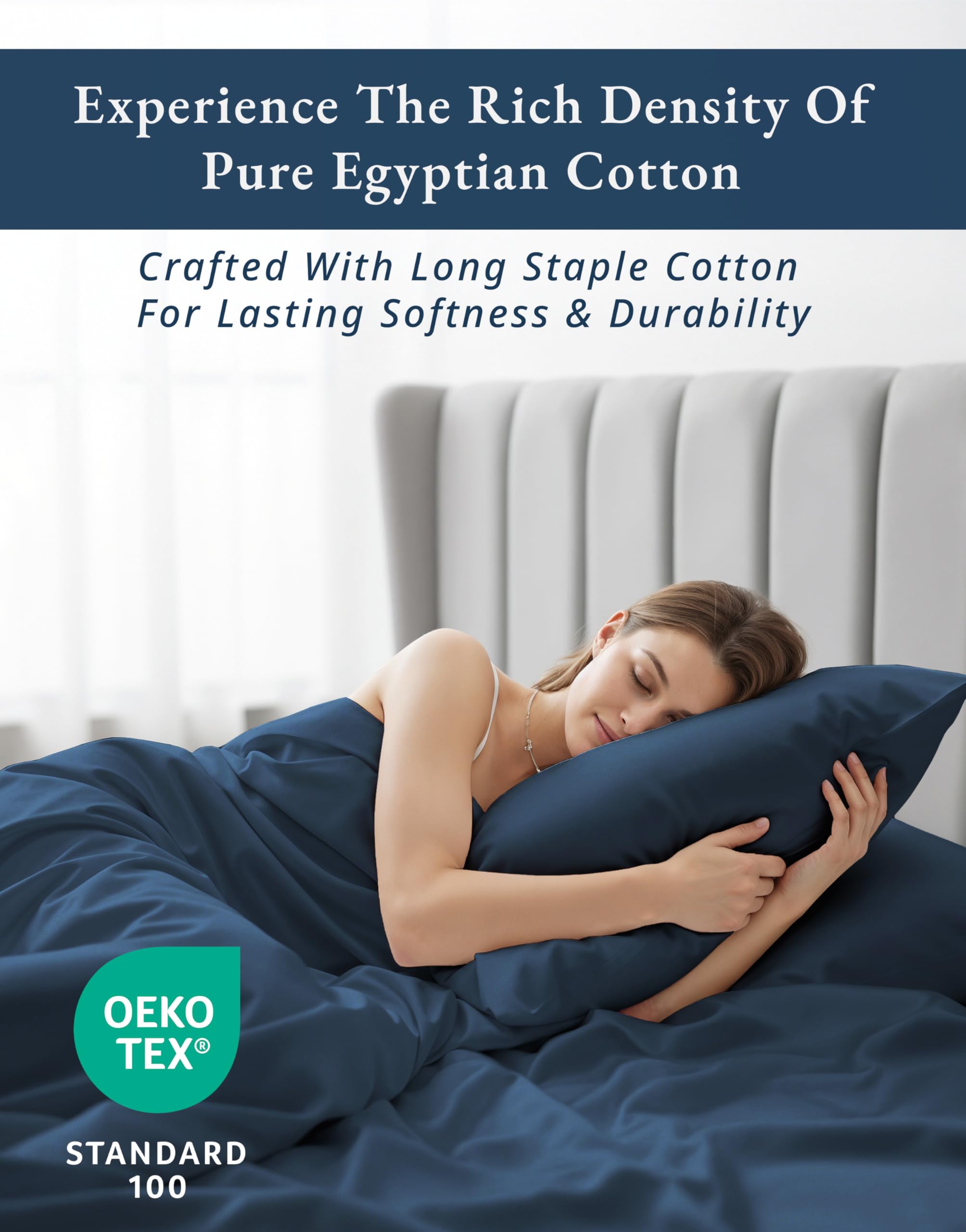 LANE LINEN envelope pillowcases displayed flat to show secure closure and neat look