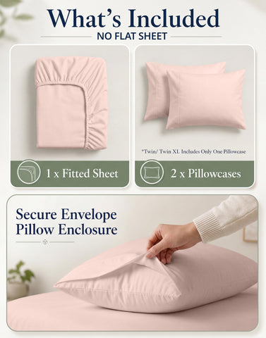 LANE LINEN standard pillowcase laid flat showing smooth edges and soft feel