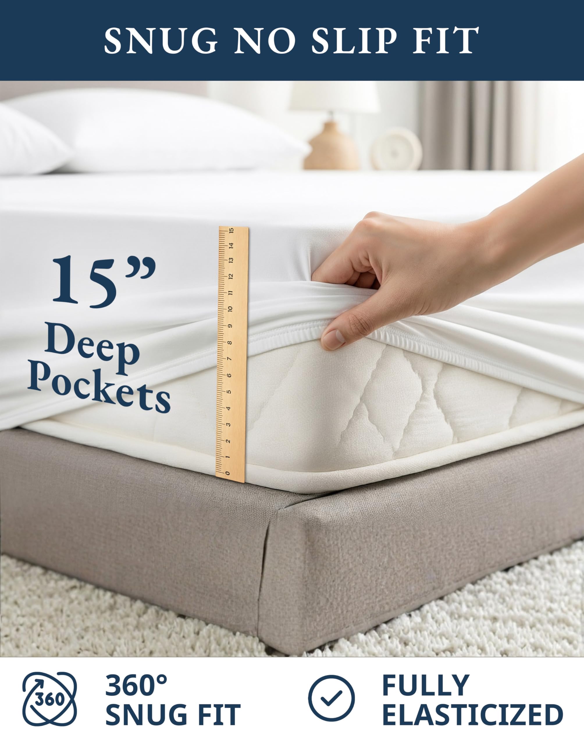 LANE LINEN pillowcases with envelope closure highlighting tidy pillow protection