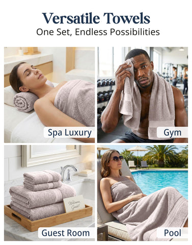 LANE LINEN towel next to ruler showing accurate size and scale