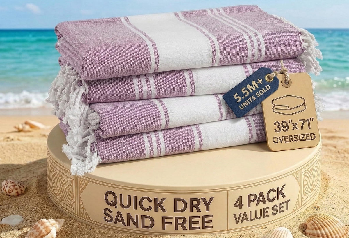 LANE LINEN Regal Orchid pack front view showing color and large size benefit