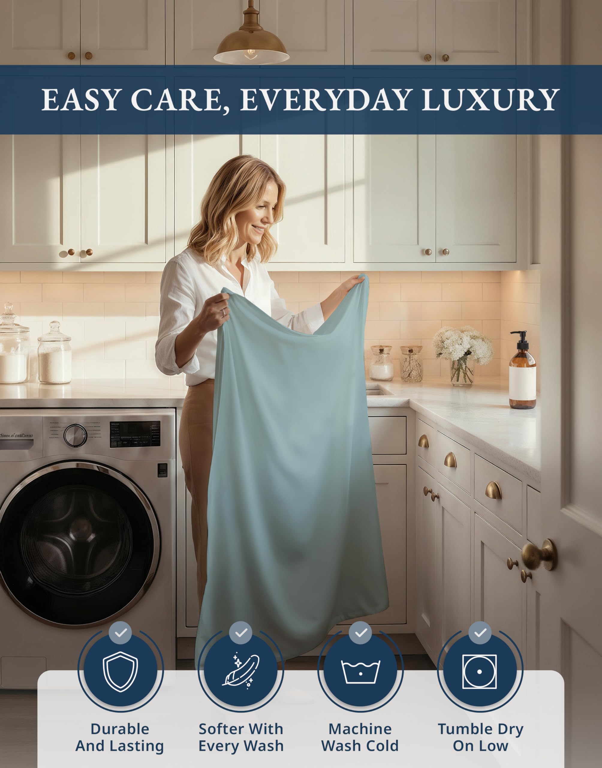 LANE LINEN reusable fabric bag packaging for storage and eco-friendly gifting
