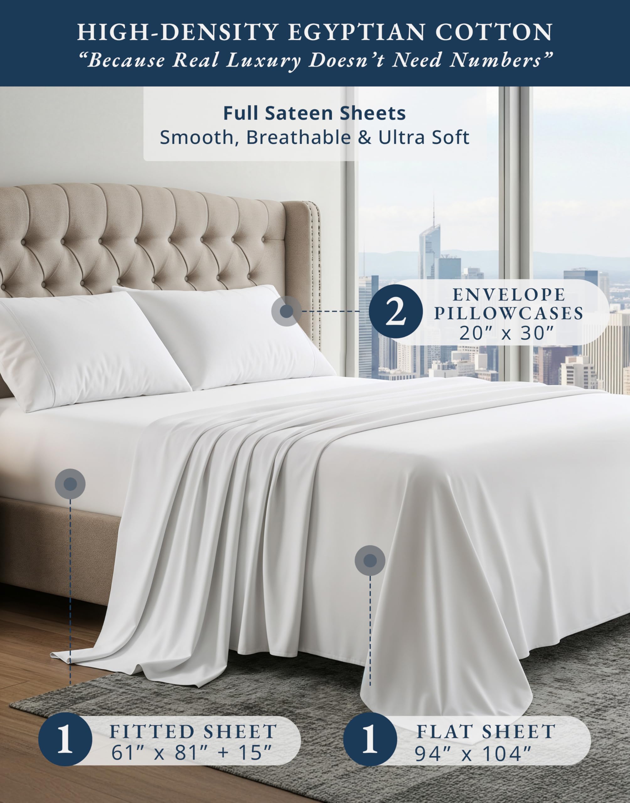 LANE LINEN close-up of sateen weave showcasing silky texture and breathability