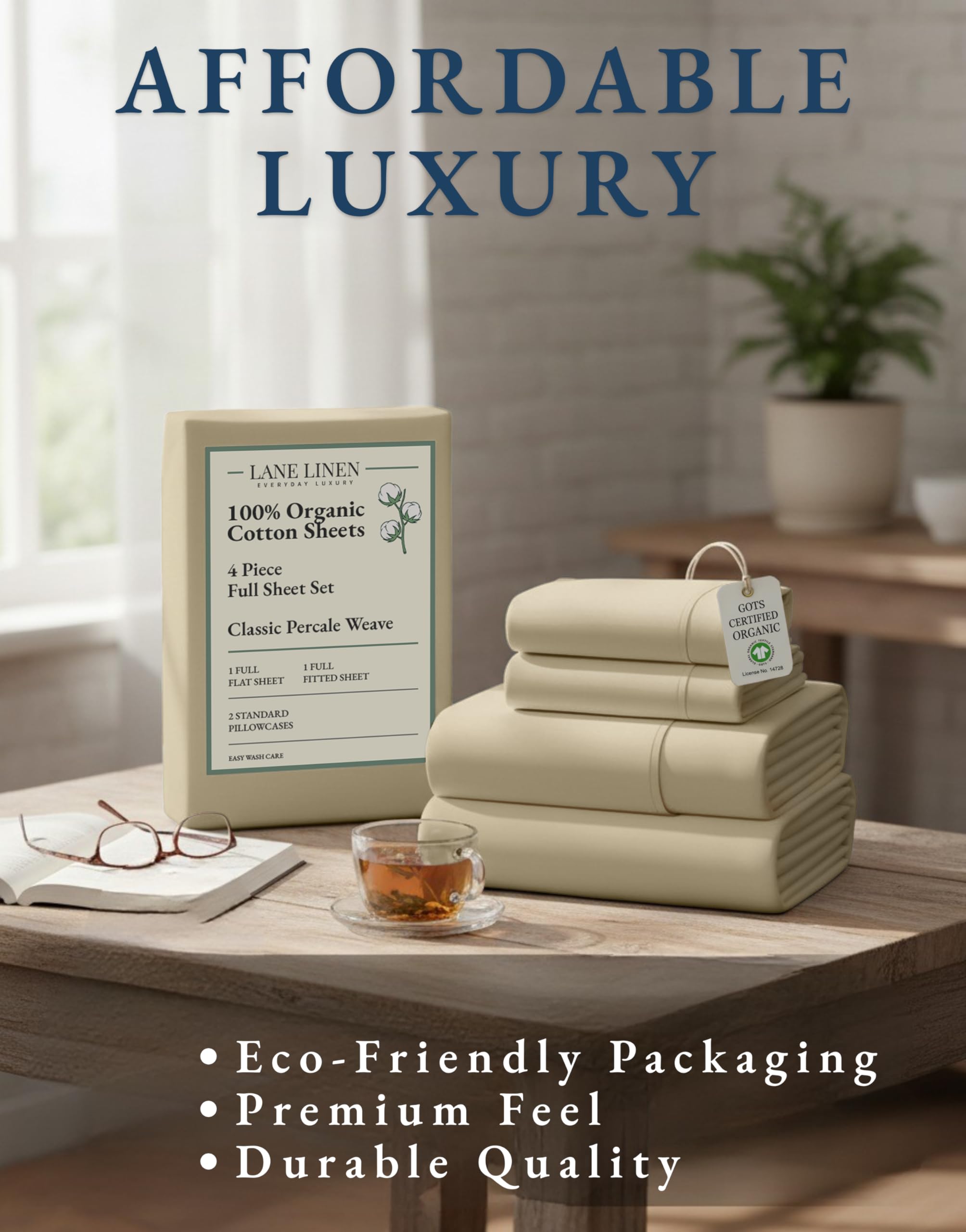 LANE LINEN sheets in washing machine illustrating easy care convenience