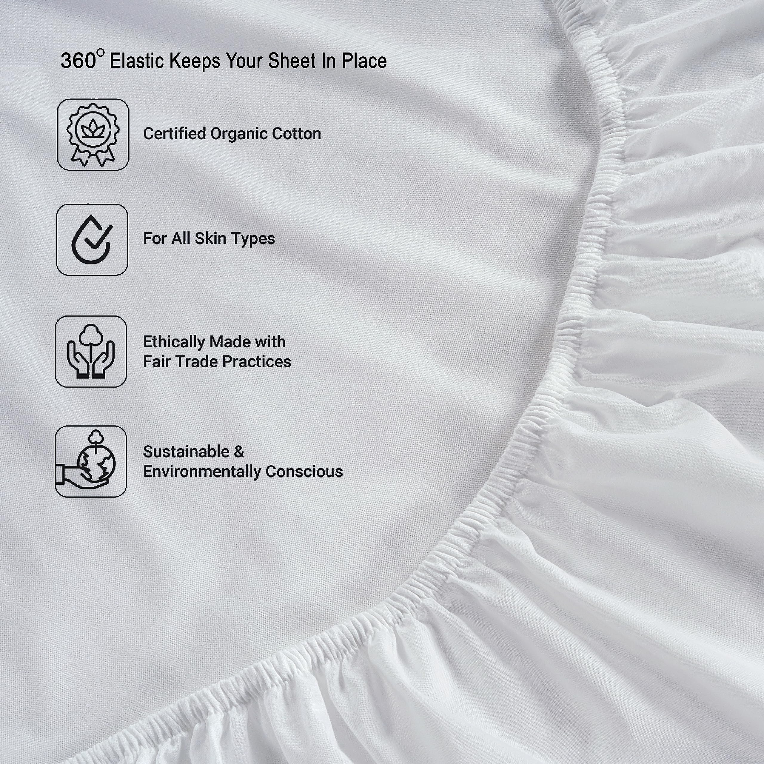 LANE LINEN folded flat sheet texture showing softening with washes benefit