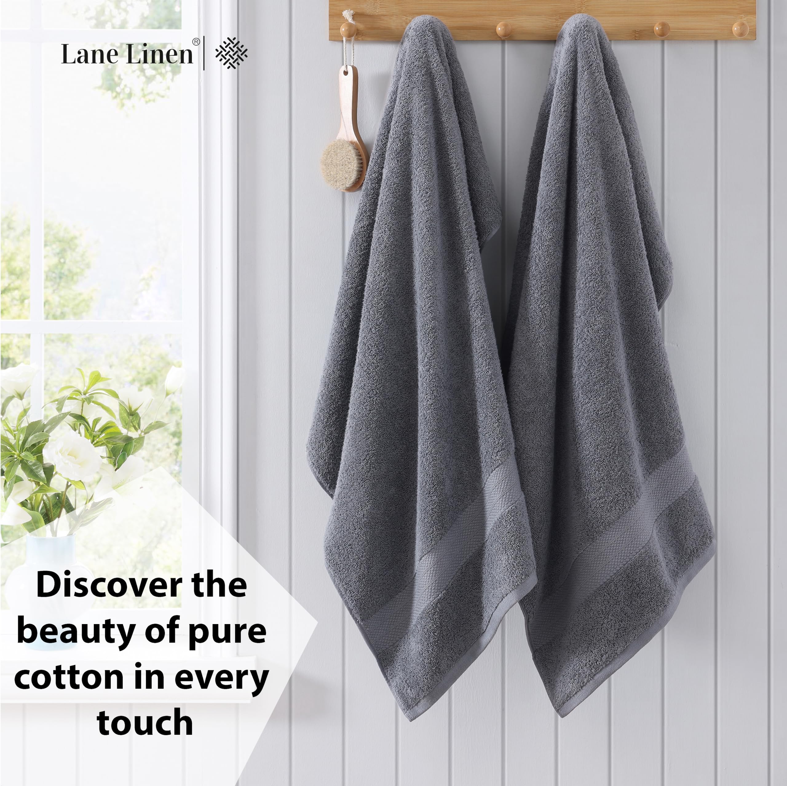 LANE LINEN edge stitching detail highlighting durable seams for lasting use benefit