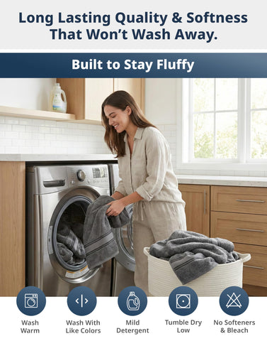 LANE LINEN vacuum-packed bundle showing compact shipping and reduced carbon footprint