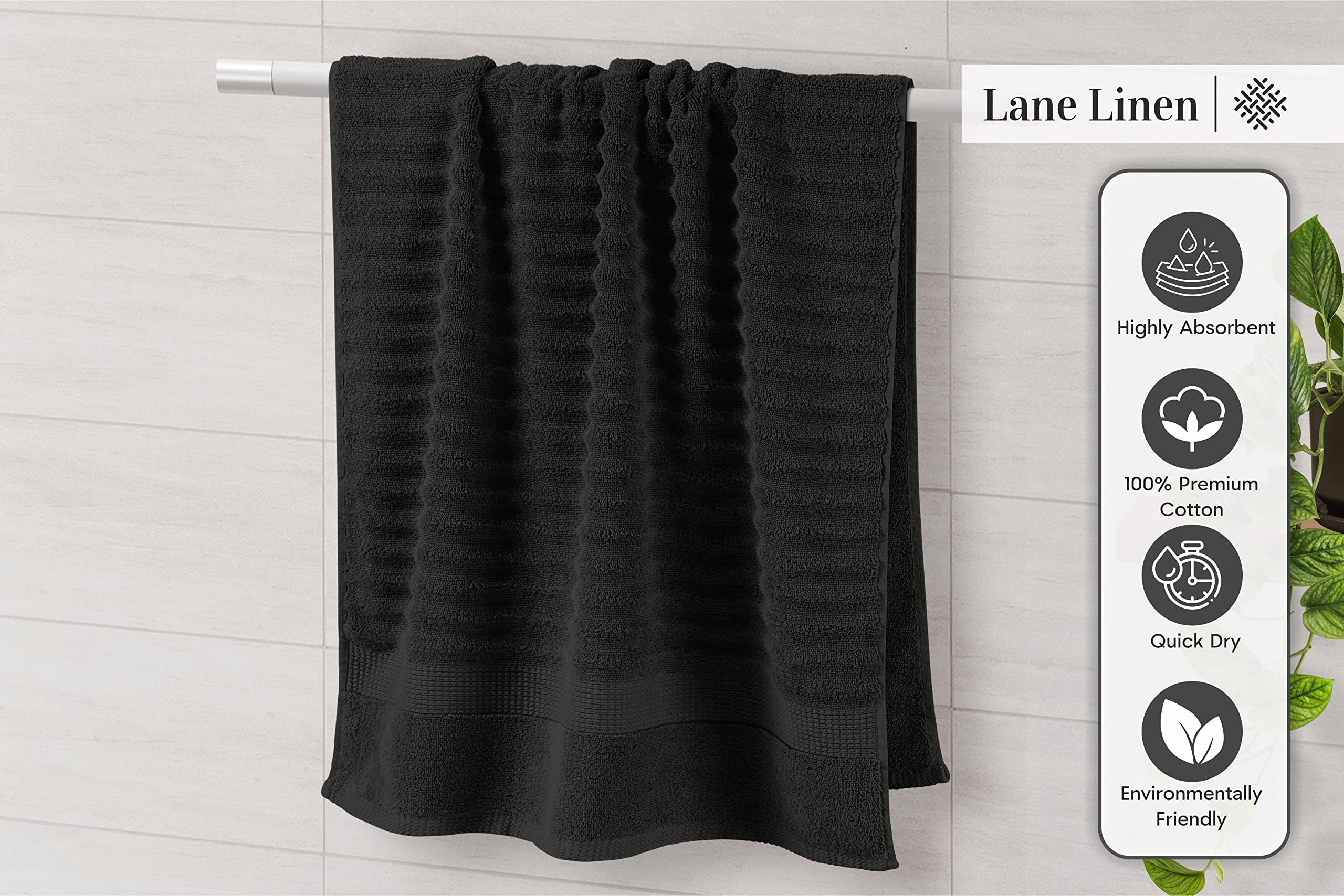 LANE LINEN washcloth beside soap illustrating gentle touch for skin