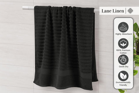 LANE LINEN washcloth beside soap illustrating gentle touch for skin