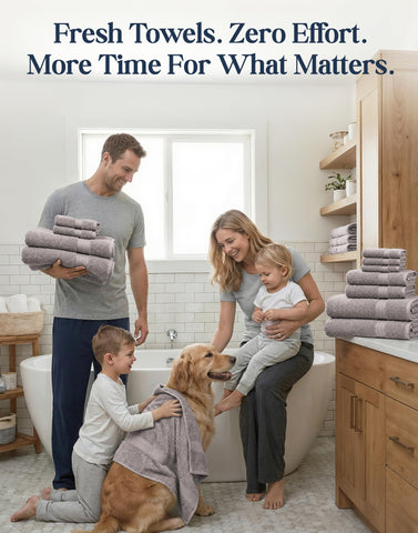 LANE LINEN washcloths arranged showcasing soft face-friendly weave