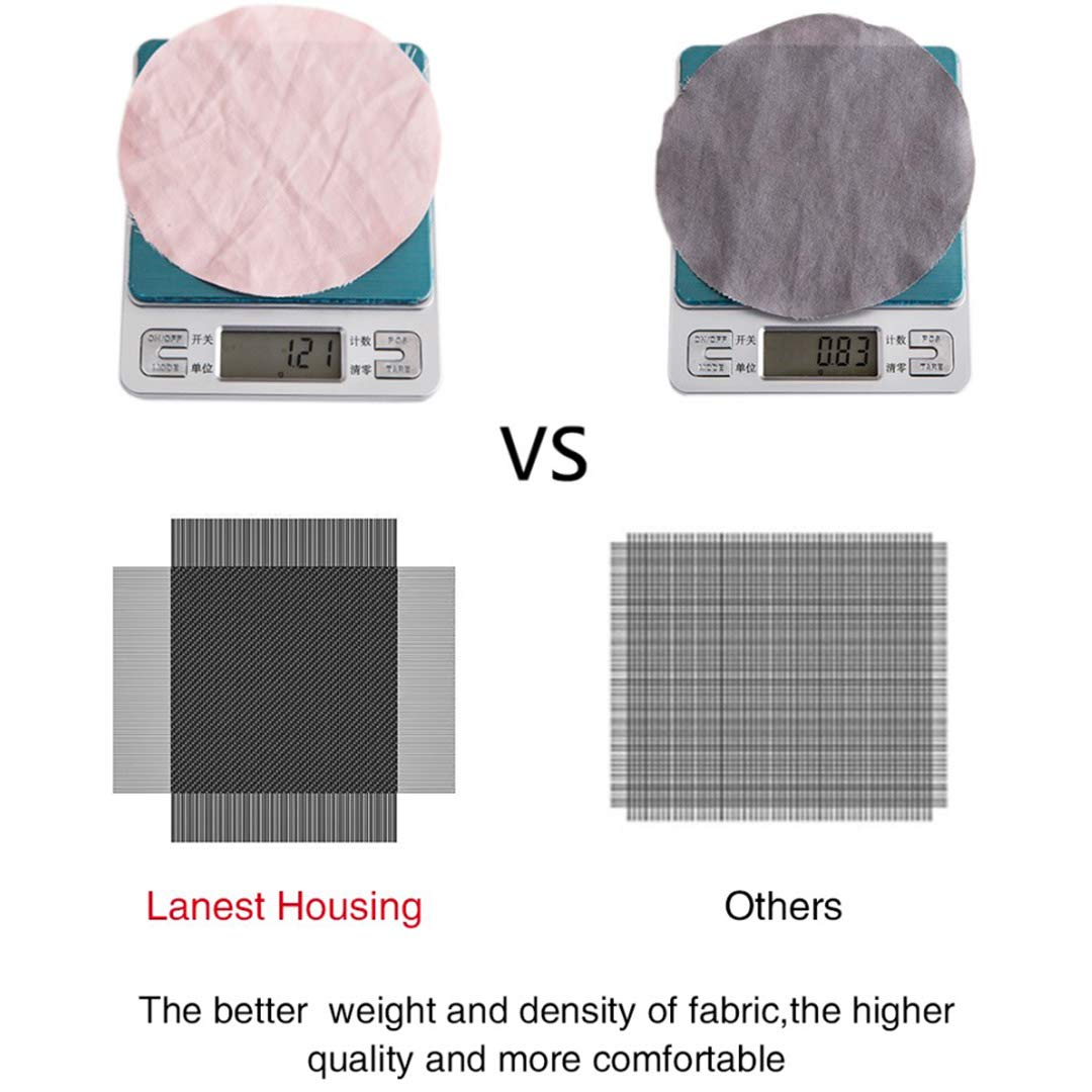 Lanest Housing sheets styled on Twin XL dorm bed illustrating neat fit and comfortable look