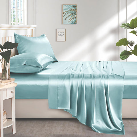 Lanest Housing full mattress with fitted sheet illustrating deep-pocket fit up to 14 inches