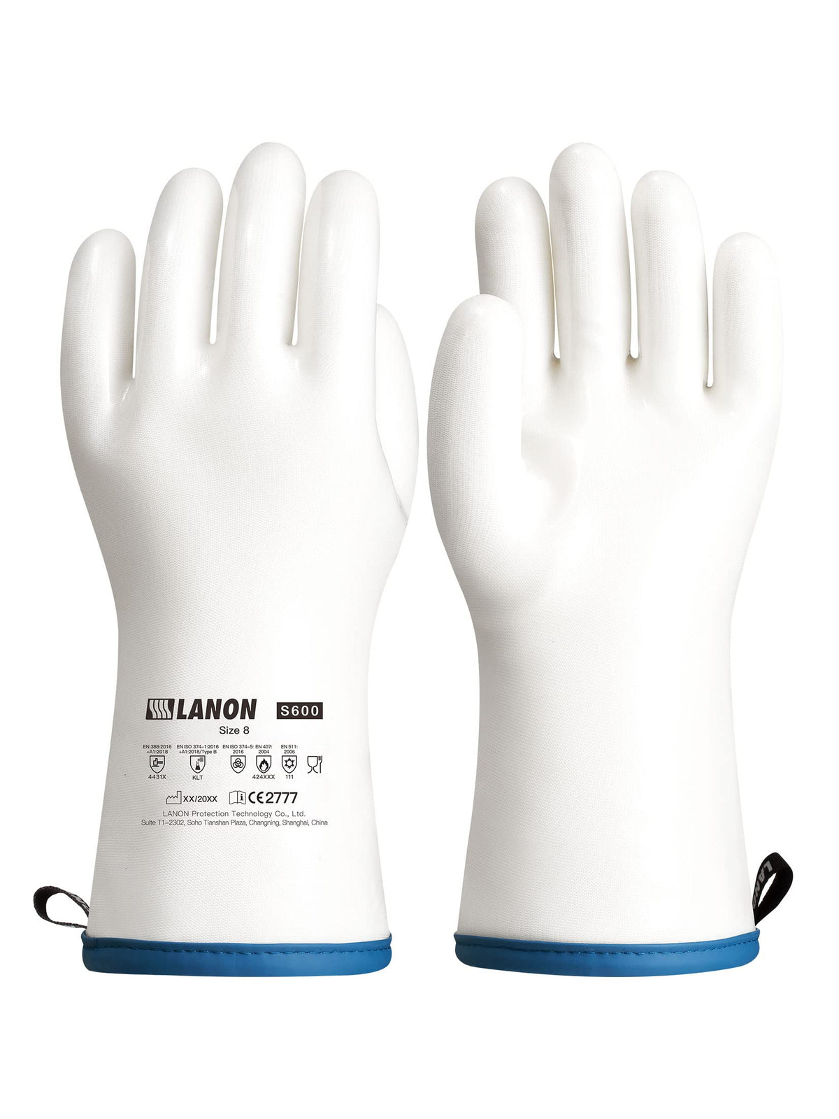 LANON front view showing full mitt design and protective benefit
