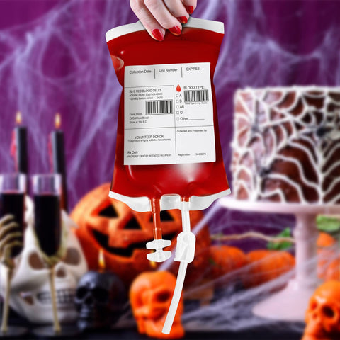 Lansian bags on a Halloween party table showing dramatic themed presentation