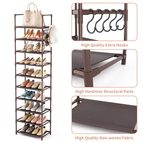 LANTEFUL in entryway with shoes showing organized convenience benefit