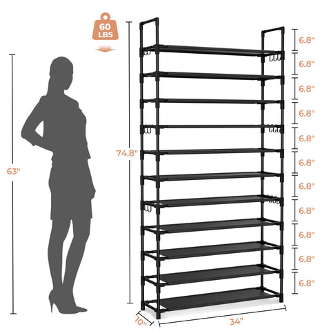 LANTEFUL detailed view of non-woven fabric shelf showing tear-resistant surface benefit
