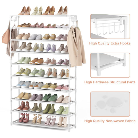 LANTEFUL side hooks holding keys and bags adding practical hanging space