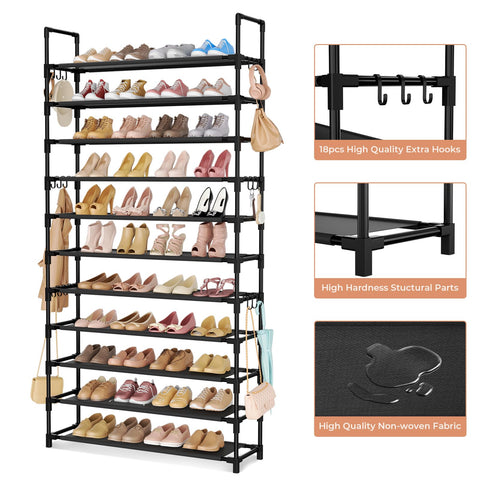 LANTEFUL side hooks holding umbrellas and bags for quick-access convenience