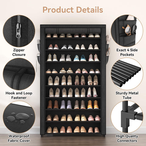 LANTEFUL in closet setting maximizing vertical space for tidy organization