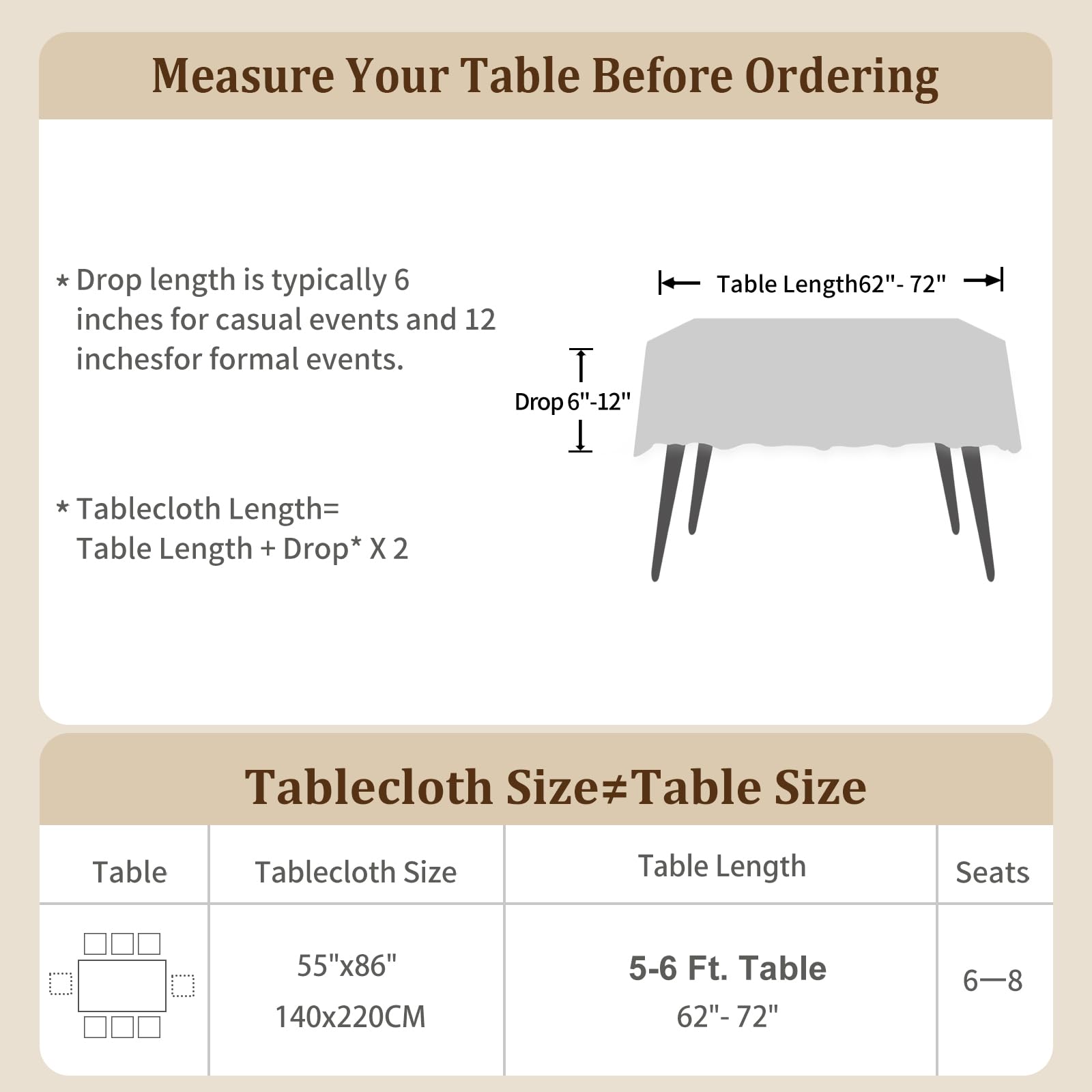 Laolitou with chairs to show 55x86 size and proper drop benefit