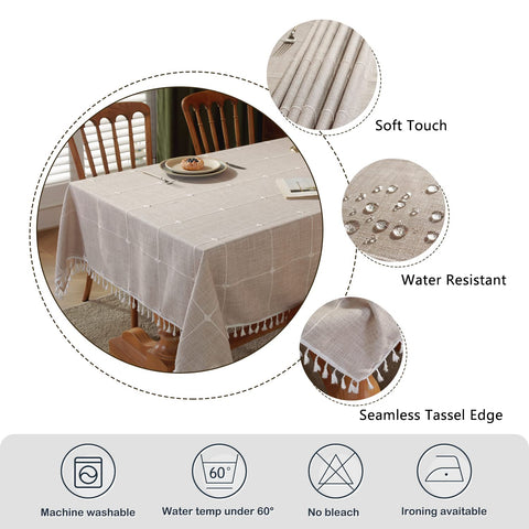 Laolitou waterproof backing demonstration protecting tabletop from spills