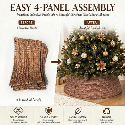 Laquedecraft scale with standard tree demonstrates 24-inch fit for medium trees